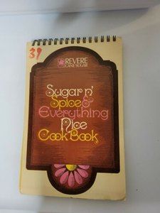 Vintage Sugar N' Spice & Everything Nice CookBook Stand-Revere Cane Sugar	 1969
